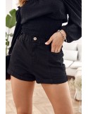 Kurze Shorts mit Bündchen, schwarz 2011 – Online-Shop – Boutique